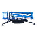 8m 10m 12m 16m 18m hydraulic electric rough terrain boom lift cherry picker man lift crawler boom lift for aerial work